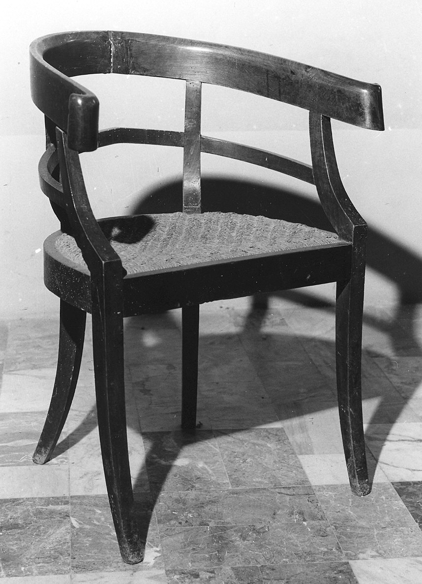 poltroncina - ambito parmense (prima metà sec. XIX)