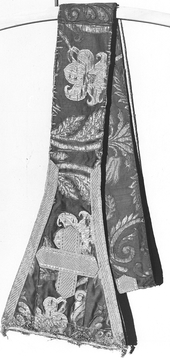 paramento liturgico, insieme - manifattura italiana (inizio sec. XIX)