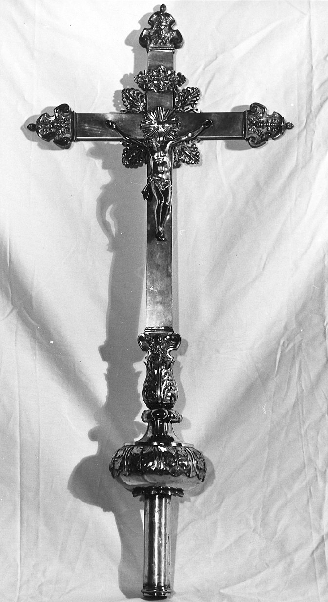 croce processionale di Vernazzi Luigi (sec. XIX)