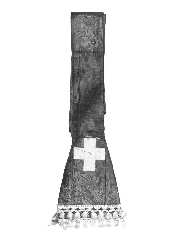 stola, elemento d'insieme - ambito italiano (secc. XIX/ XX)