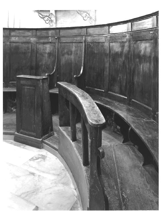 stalli del coro - ambito parmense (seconda metà sec. XIX)