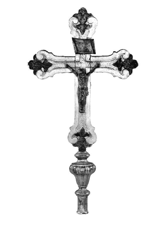 croce processionale - ambito parmense (sec. XIX)
