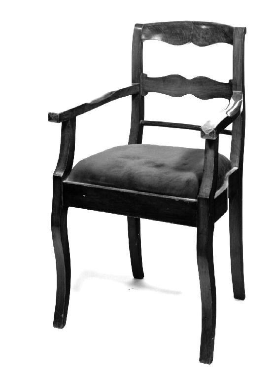 sedia, insieme - ambito emiliano (sec. XIX)