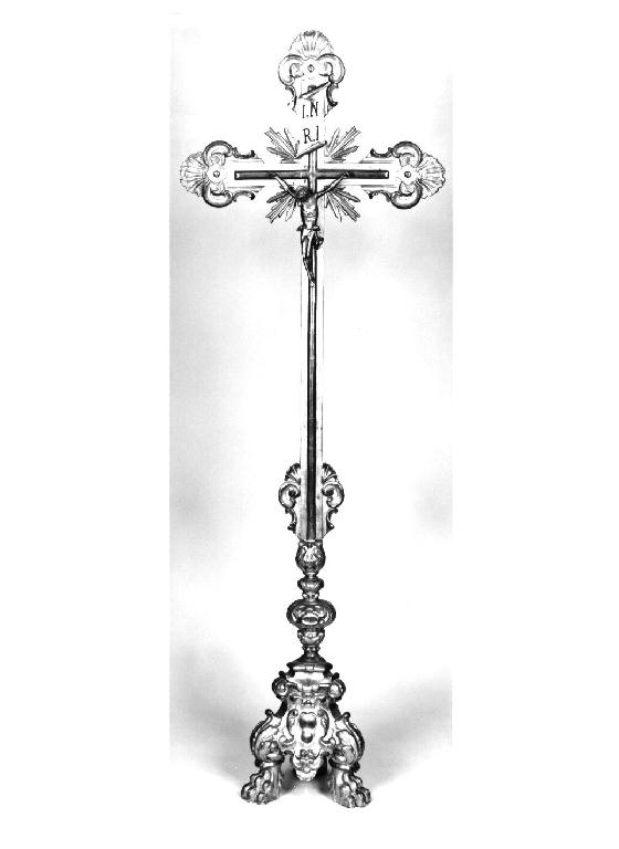 croce d'altare - ambito parmense (prima metà sec. XVIII)
