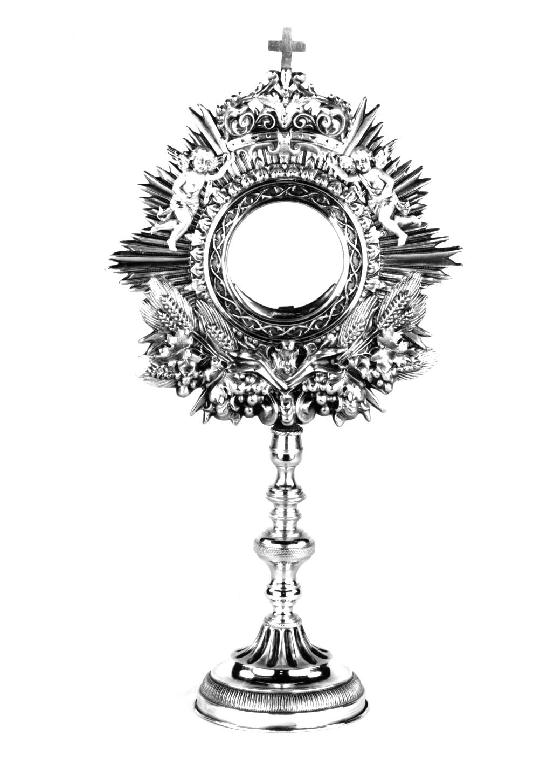 ostensorio - ambito parmense (secondo quarto sec. XX)