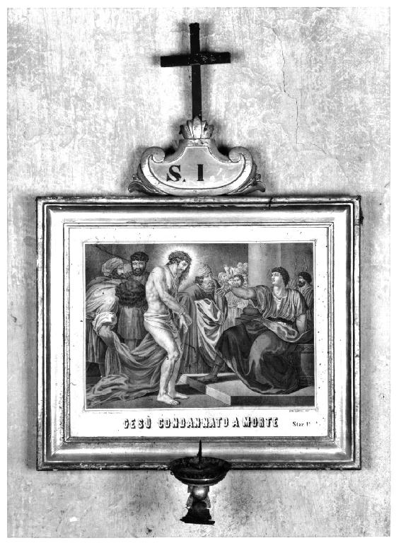 stazioni della Via Crucis (Via Crucis, ciclo) - ambito italiano (sec. XIX)