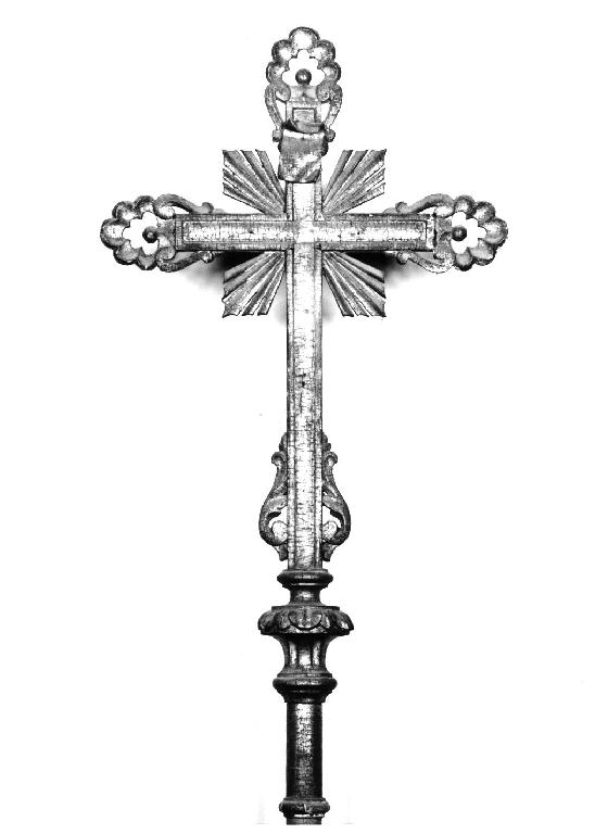 croce processionale - ambito parmense (sec. XVIII)
