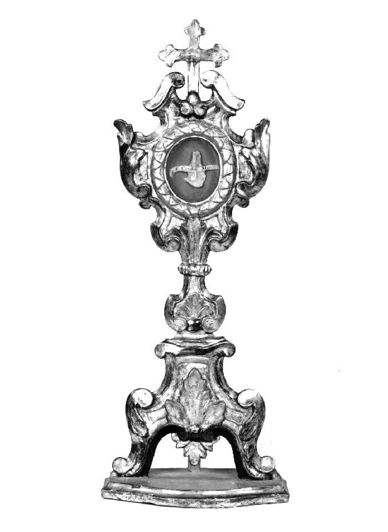 reliquiario, serie - ambito parmense (sec. XVIII)