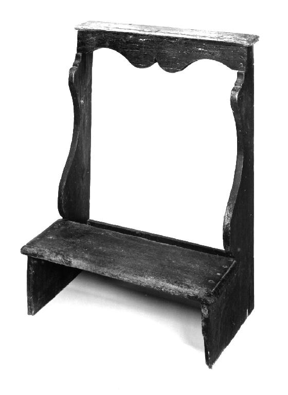 inginocchiatoio - ambito parmense (secc. XVIII/ XIX)