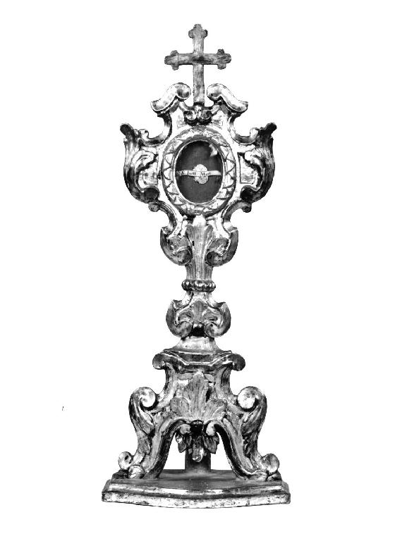 reliquiario, serie - ambito parmense (sec. XVIII)