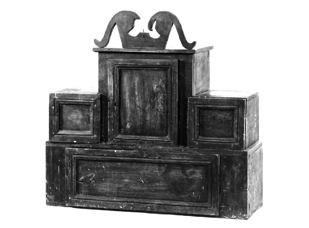 alzata, frammento - ambito parmense (sec. XIX)