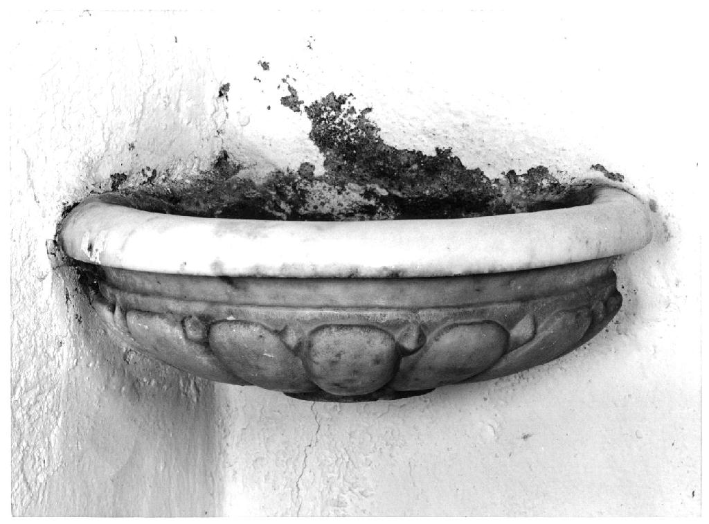 acquasantiera - ambito parmense (sec. XVIII)