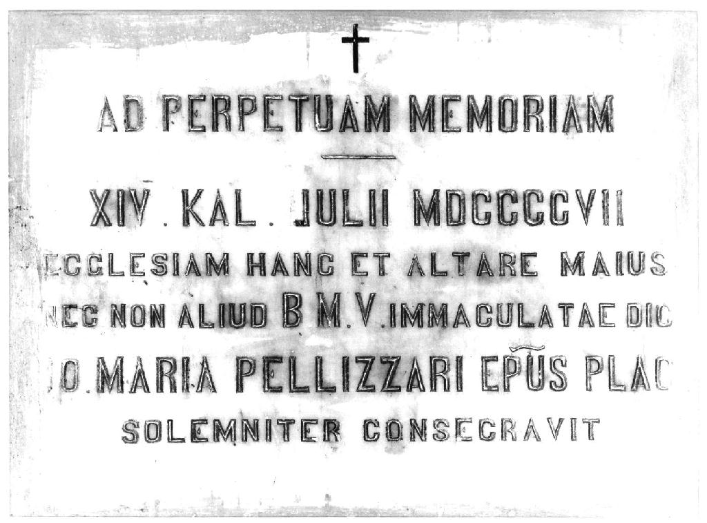 lapide commemorativa - ambito carrarese (sec. XX)