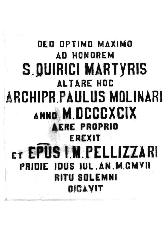 lapide commemorativa - ambito carrarese (sec. XX)