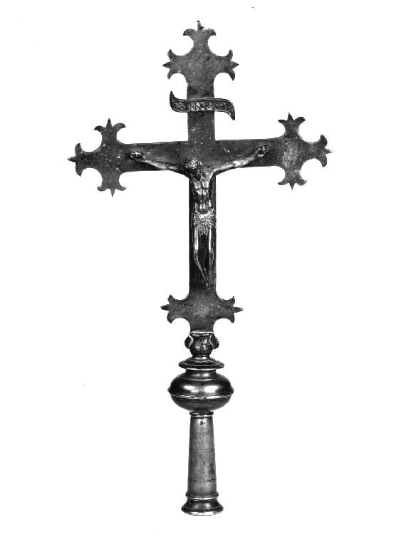 croce processionale - ambito parmense (secc. XVIII/ XIX)