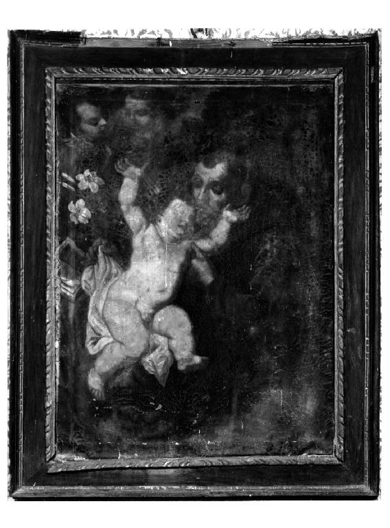 Sant'Antonio da Padova col Bambino (dipinto) - ambito parmense (seconda metà sec. XVII)