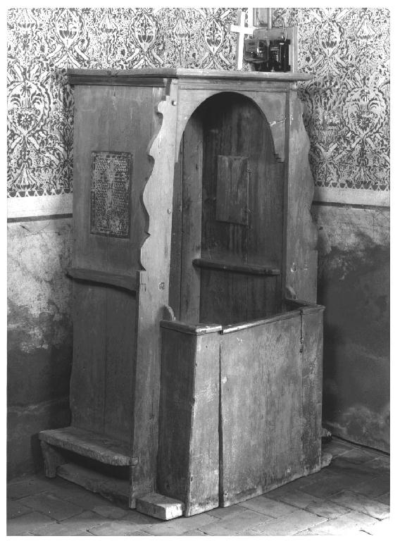 confessionale - ambito parmense (sec. XVIII)