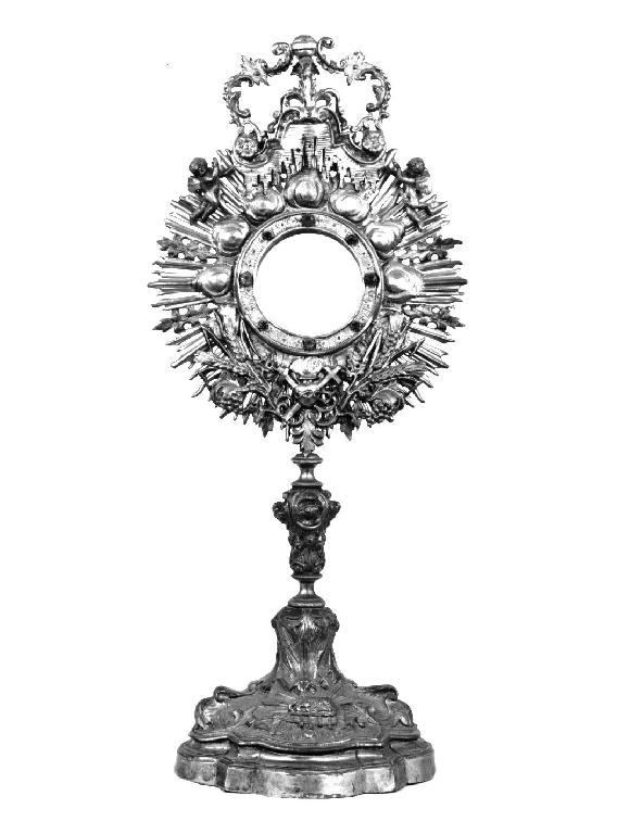 ostensorio - ambito parmense (sec. XIX)