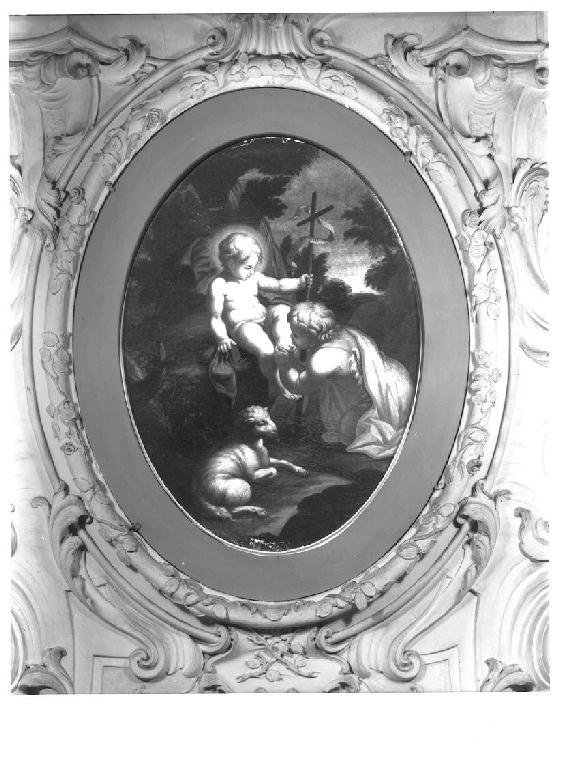 Gesù Bambino e San Giovannino, Gesù Bambino e San Giovannino (dipinto, opera isolata) - ambito parmense (prima metà sec. XVIII)