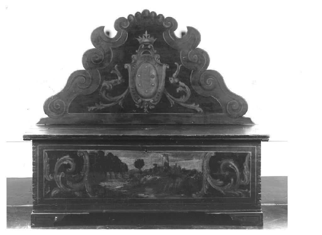 cassapanca, serie - manifattura parmense (inizio sec. XIX)