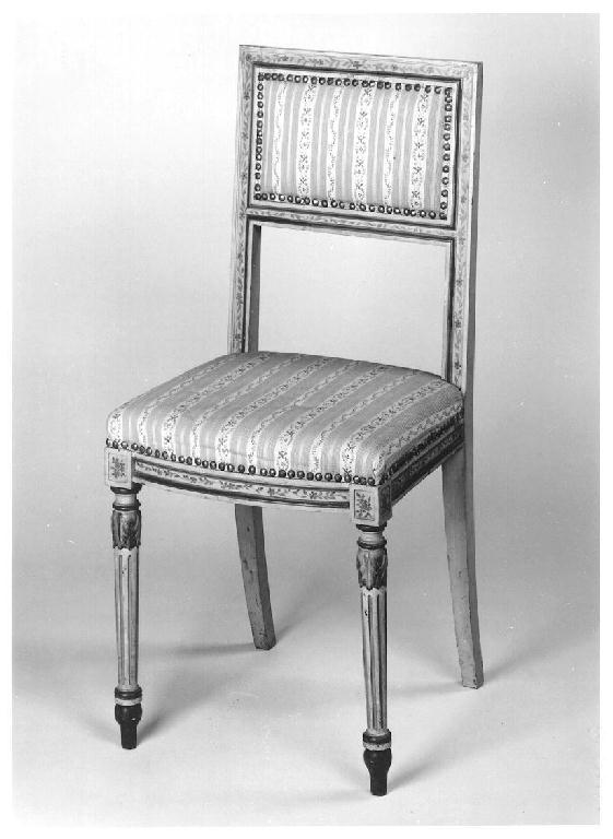 poltroncina, opera isolata - manifattura inglese (seconda metà sec. XVIII)