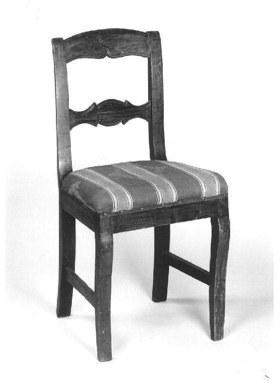 seggiola, serie - manifattura parmense (seconda metà sec. XIX)