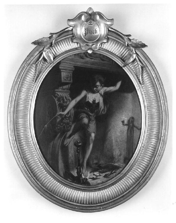 Puck, figura maschile (dipinto, opera isolata) di Levi Gioacchino (sec. XIX)