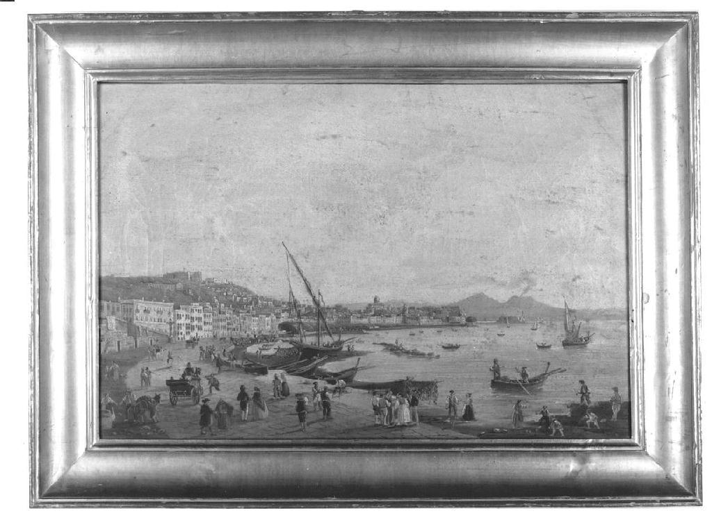 Veduta di Napoli, veduta di Napoli (dipinto, opera isolata) - ambito napoletano (?) (sec. XIX)