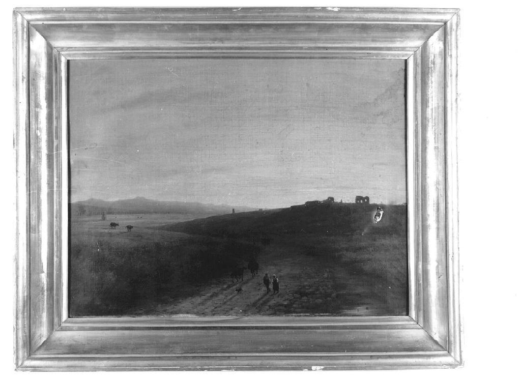 Paesaggio agreste, paesaggio rurale (dipinto, opera isolata) di Canella Giuseppe (metà sec. XIX)