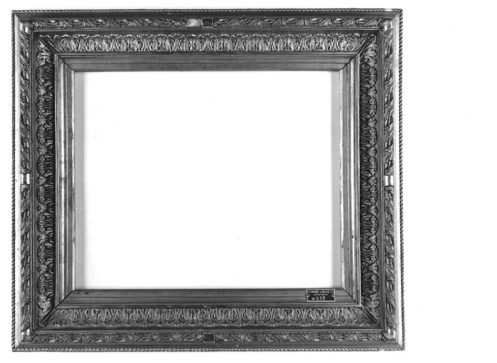 cornice, opera isolata - manifattura italiana (fine sec. XIX)