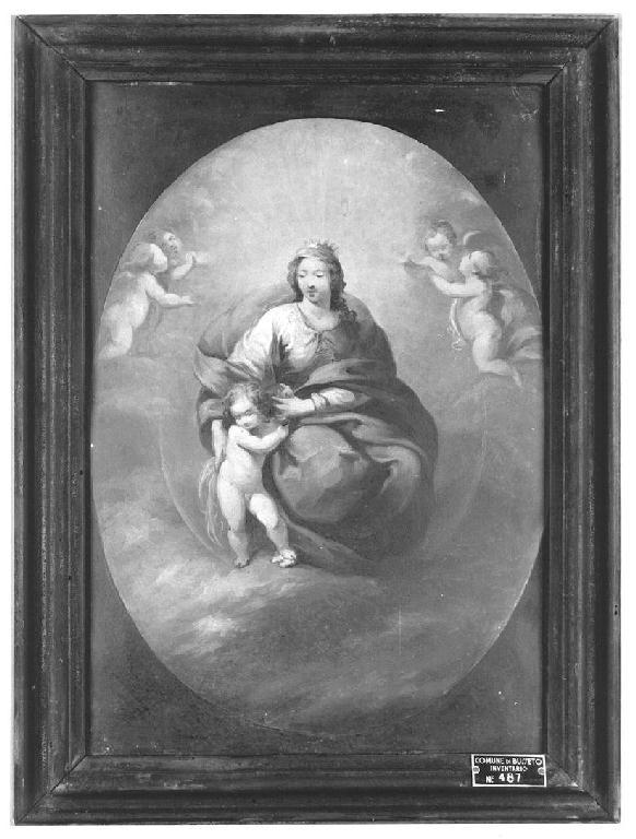 Madonna con il Bambino, Madonna con Bambino (dipinto, opera isolata) di Levi Gioacchino (seconda metà sec. XIX)