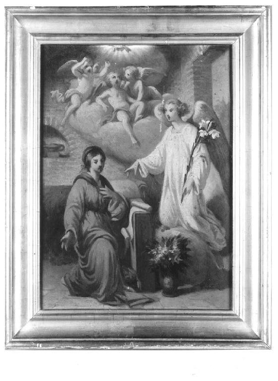 Annunciazione, annunciazione (dipinto, opera isolata) di Levi Gioacchino (terzo quarto sec. XIX)