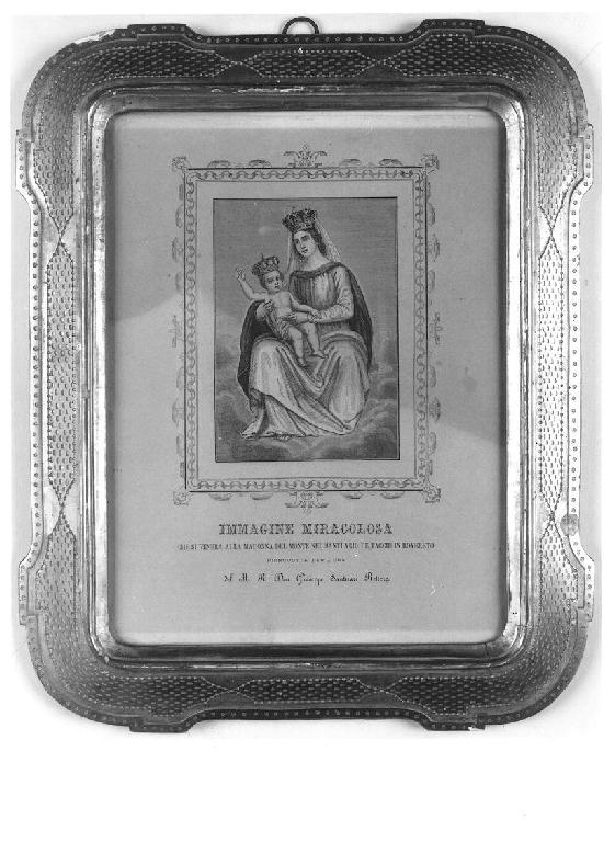 Madonna col Bambino, Madonna con Bambino (riproduzione fotomeccanica, opera isolata) - ambito parmense (primo quarto sec. XX)