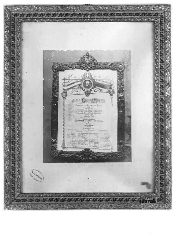 cornice, opera isolata - manifattura parmense (primo quarto sec. XX)