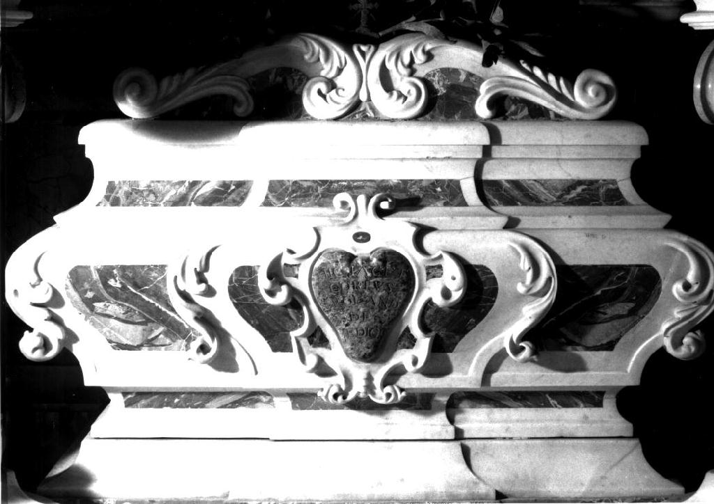 reliquiario a teca - a urna, elemento d'insieme - ambito veronese (sec. XVIII)