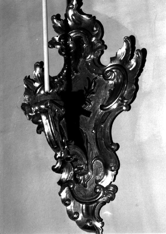 candeliere da parete, serie - ambito emiliano (terzo quarto sec. XVIII)