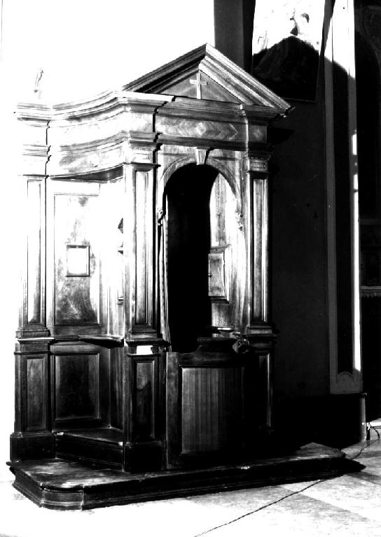 confessionale, serie - ambito parmense (primo quarto sec. XIX)