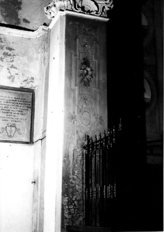motivo decorativo floreale (dipinto, complesso decorativo) di Natali Giuseppe (attribuito) (inizio sec. XVIII)