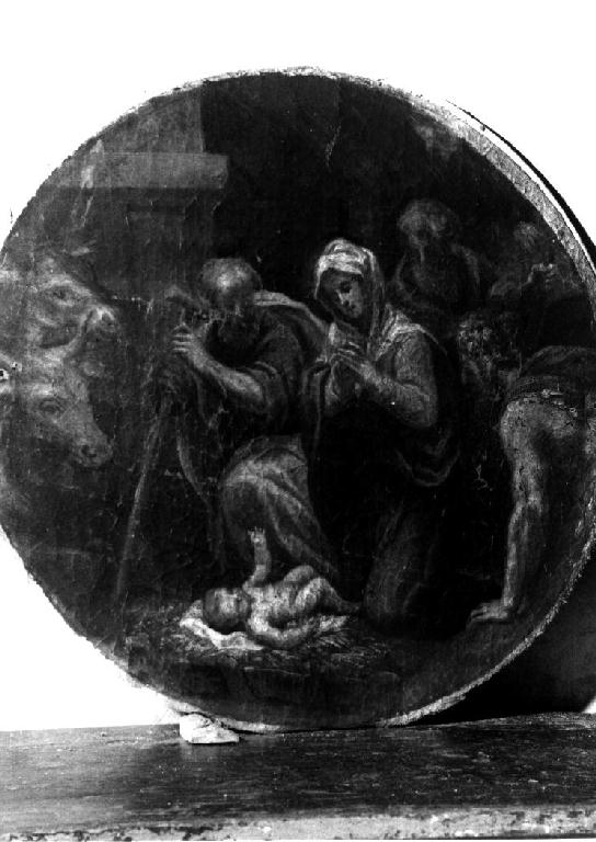 mistero terzo: Natività di Gesù (dipinto, elemento d'insieme) di Campi Vincenzo (sec. XVI)