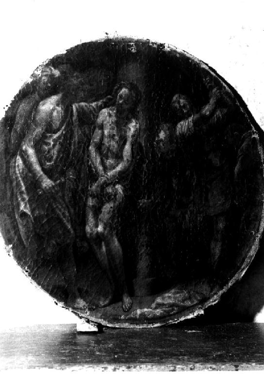 mistero settimo: Flagellazione di Cristo (dipinto, elemento d'insieme) di Campi Vincenzo (sec. XVI)
