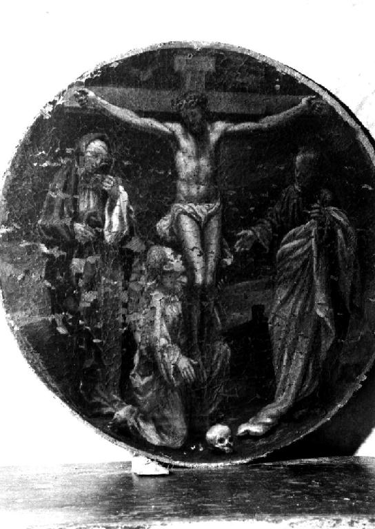 mistero decimo: Crocefissione (dipinto, elemento d'insieme) di Campi Vincenzo (sec. XVI)