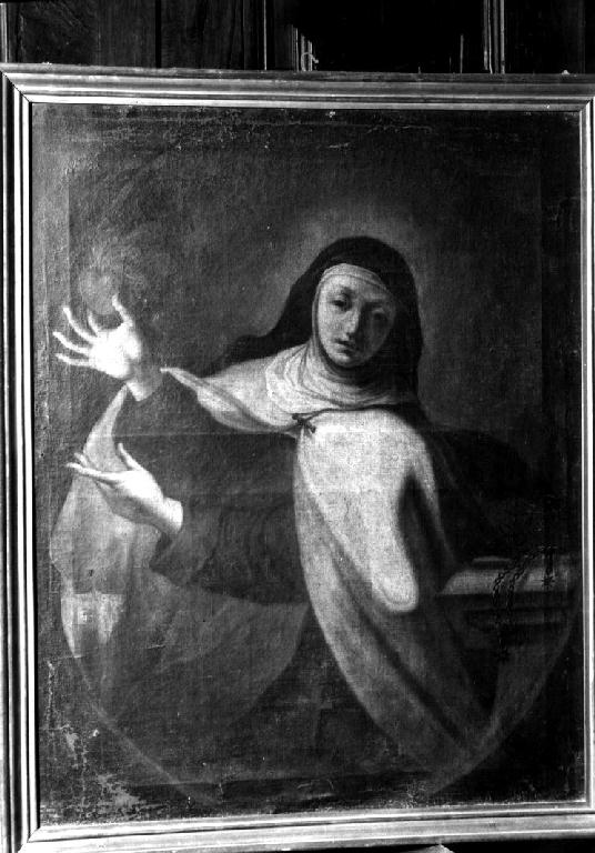 Santa Teresa d'Avila (dipinto) di Balestra Pietro (terzo quarto sec. XVIII)