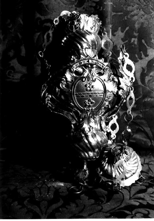 lampada pensile - ambito emiliano (sec. XVIII)