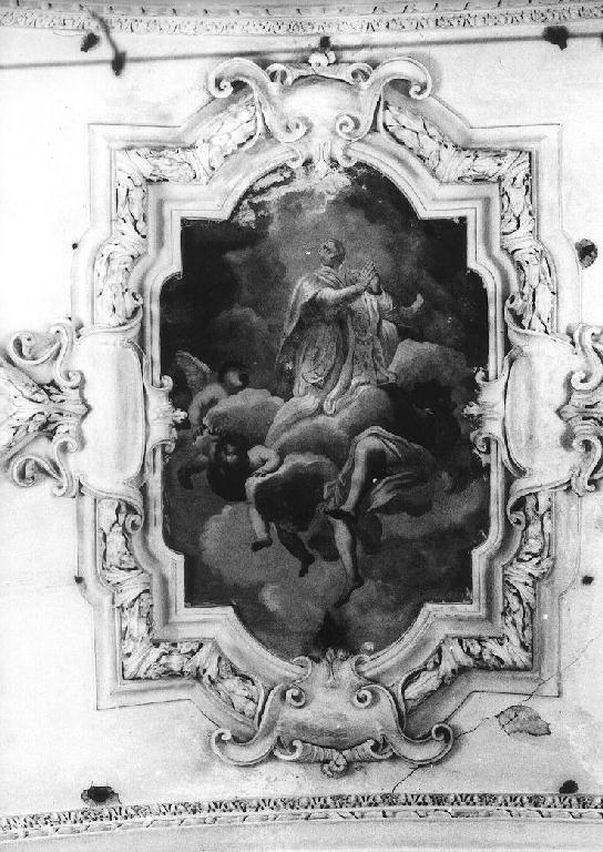 Gloria di San Francesco Borgia (dipinto) di Draghi Giovanni Evangelista detto Piacentino (ultimo quarto sec. XVII)