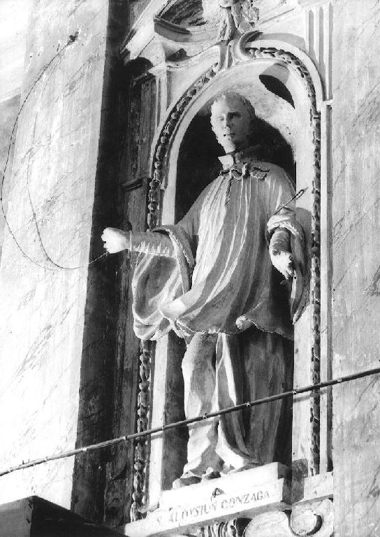 San Luigi Gonzaga (statua) - ambito parmense (ultimo quarto sec. XVII)