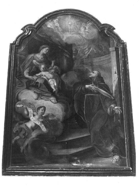 Madonna con Bambino e San Pasquale Baylon (dipinto) di Ruta Clemente (sec. XVIII)