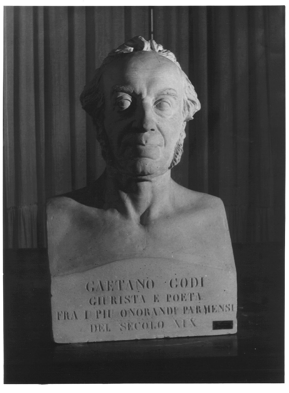 Ritratto di Gaetano Godi (busto) di Viglioli Giocondo (sec. XIX)