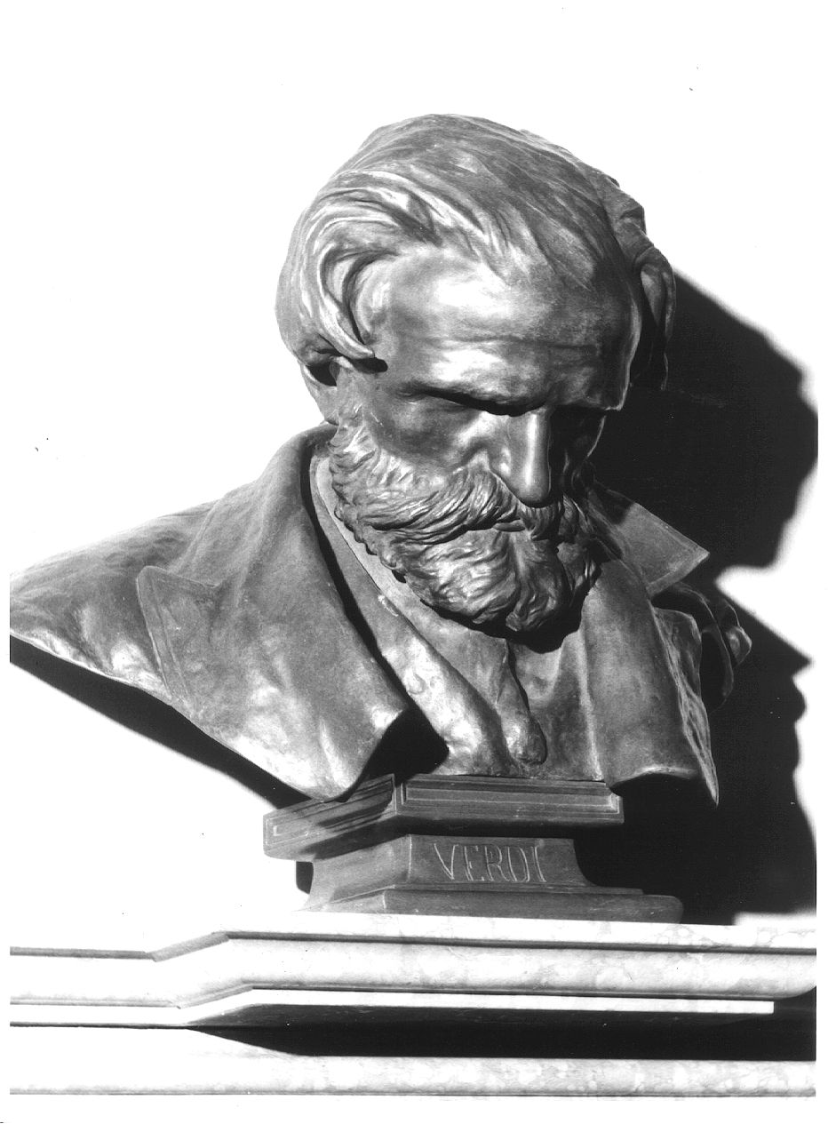 Ritratto di Giuseppe Verdi (busto) di Gemito Vincenzo (attribuito) (primo quarto sec. XX)