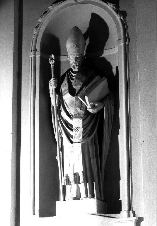 Padre della Chiesa (statua) di Collini Bernardo (seconda metà sec. XVIII)