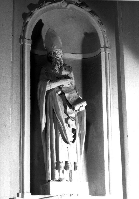 Padre della Chiesa (statua) di Collini Bernardo (seconda metà sec. XVIII)